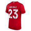 Goedkope Liverpool 2023-24 Luis Diaz 23 Thuisshirt